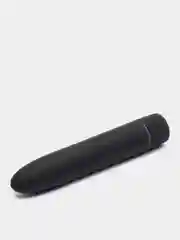 Черный пластиковый вибратор, 14*2,5 см