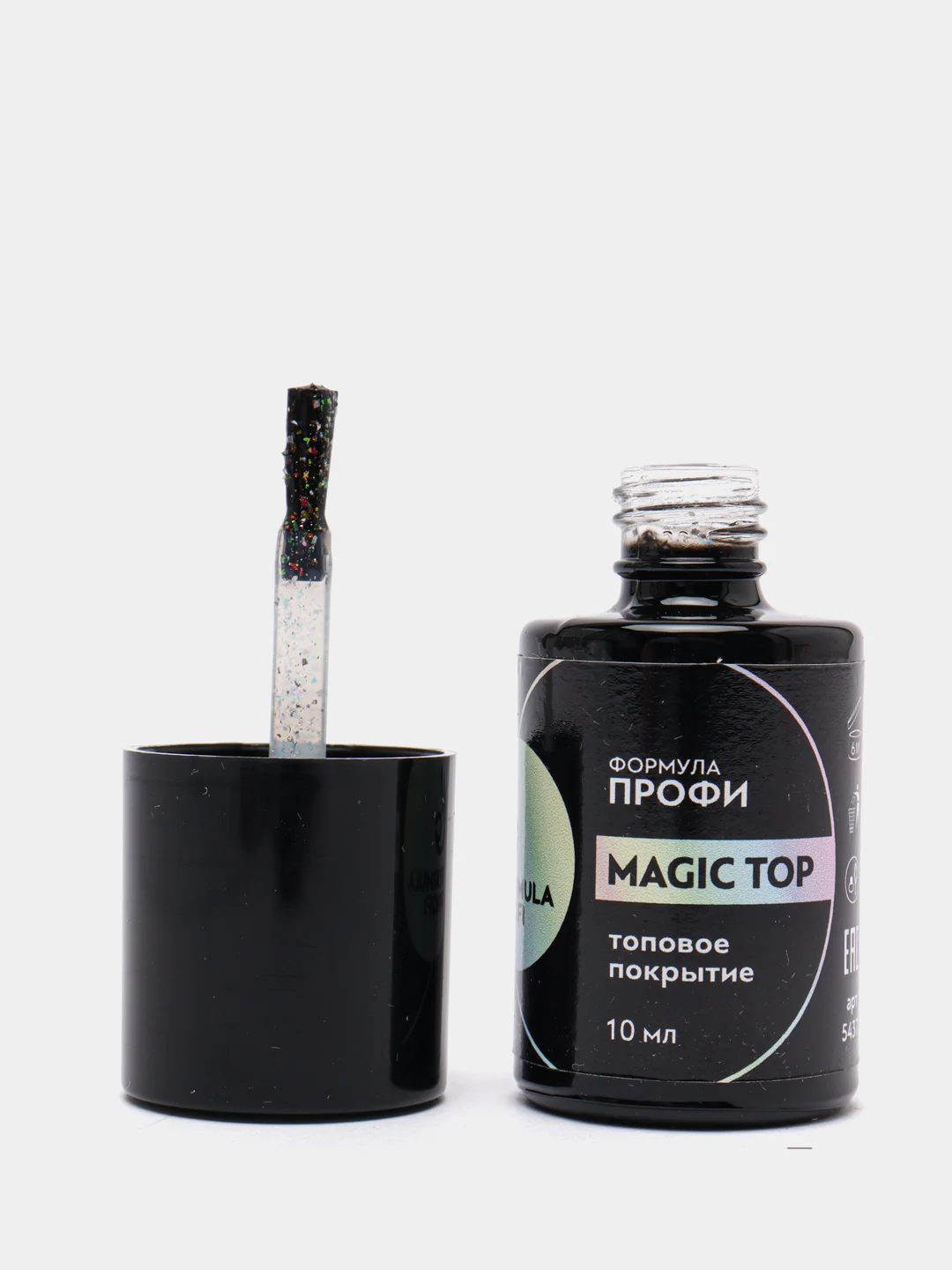 Formula Profi, Топовое покрытие для маникюра и педикюра с гель-лаком "MAGIC TOP", 10 мл