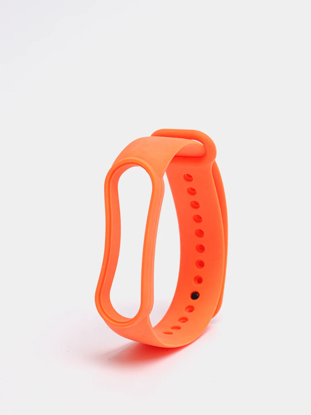 Оранжевый ремешок для Xiaomi Mi Band 5 6 фитнес браслета силиконовый