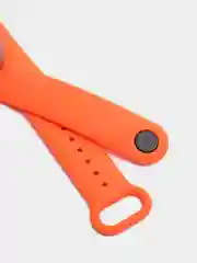 Оранжевый ремешок для Xiaomi Mi Band 5 6 фитнес браслета силиконовый