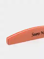 Оранжевый пилка для ногтей 100/100 Simply Nails