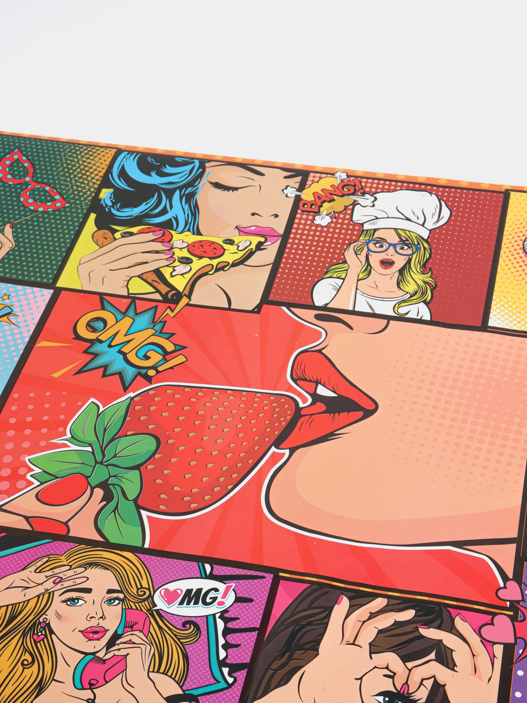 Бумага подарочная упаковочная глянцевая "Pop art" 50 х 70 см