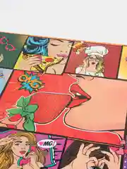 Бумага подарочная упаковочная глянцевая "Pop art"  50 х 70 см