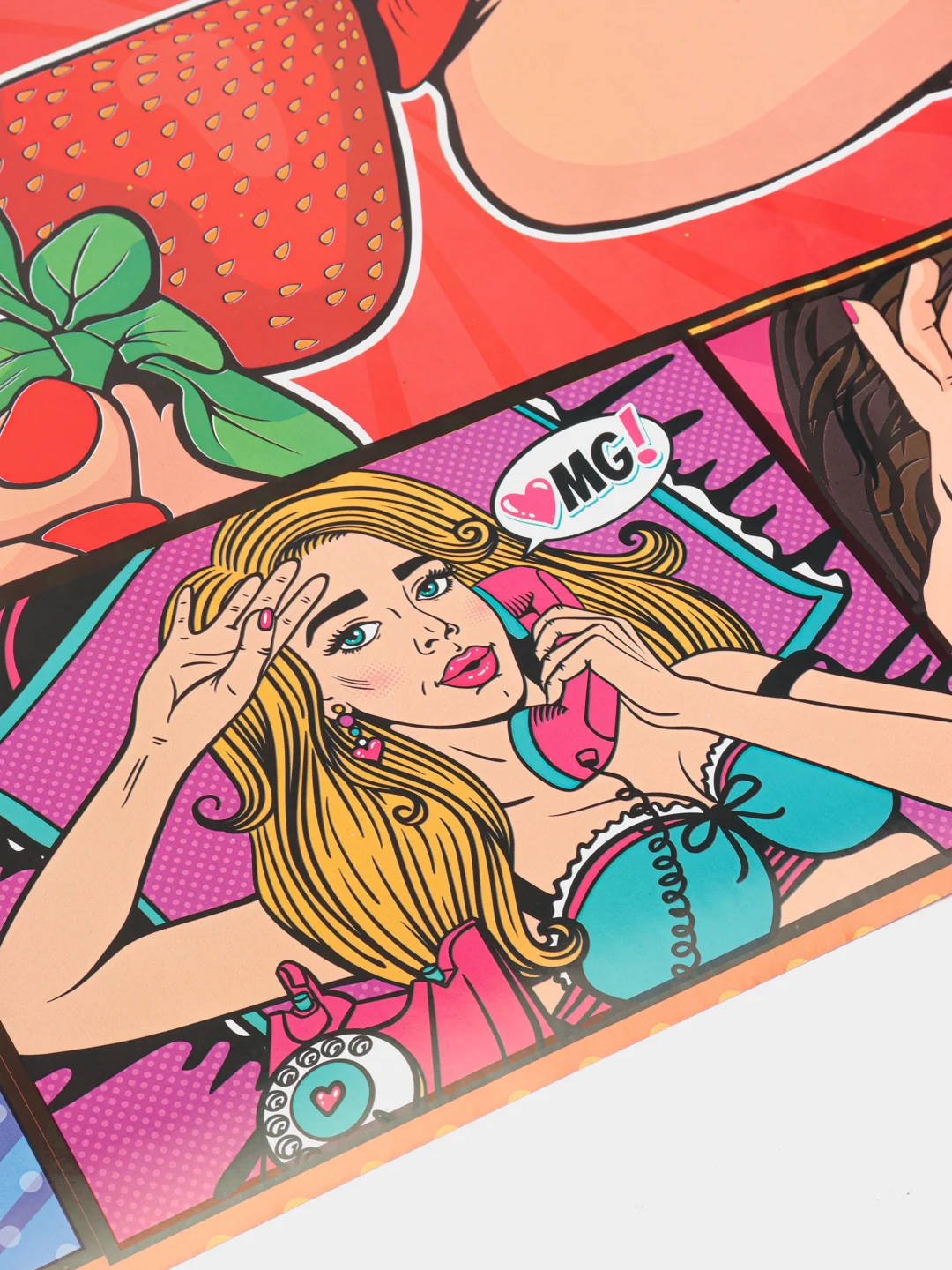 Бумага подарочная упаковочная глянцевая "Pop art" 50 х 70 см