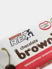 Протеиновое пирожное ProteinRex Brownie, без сахара, вишневое, 50 г