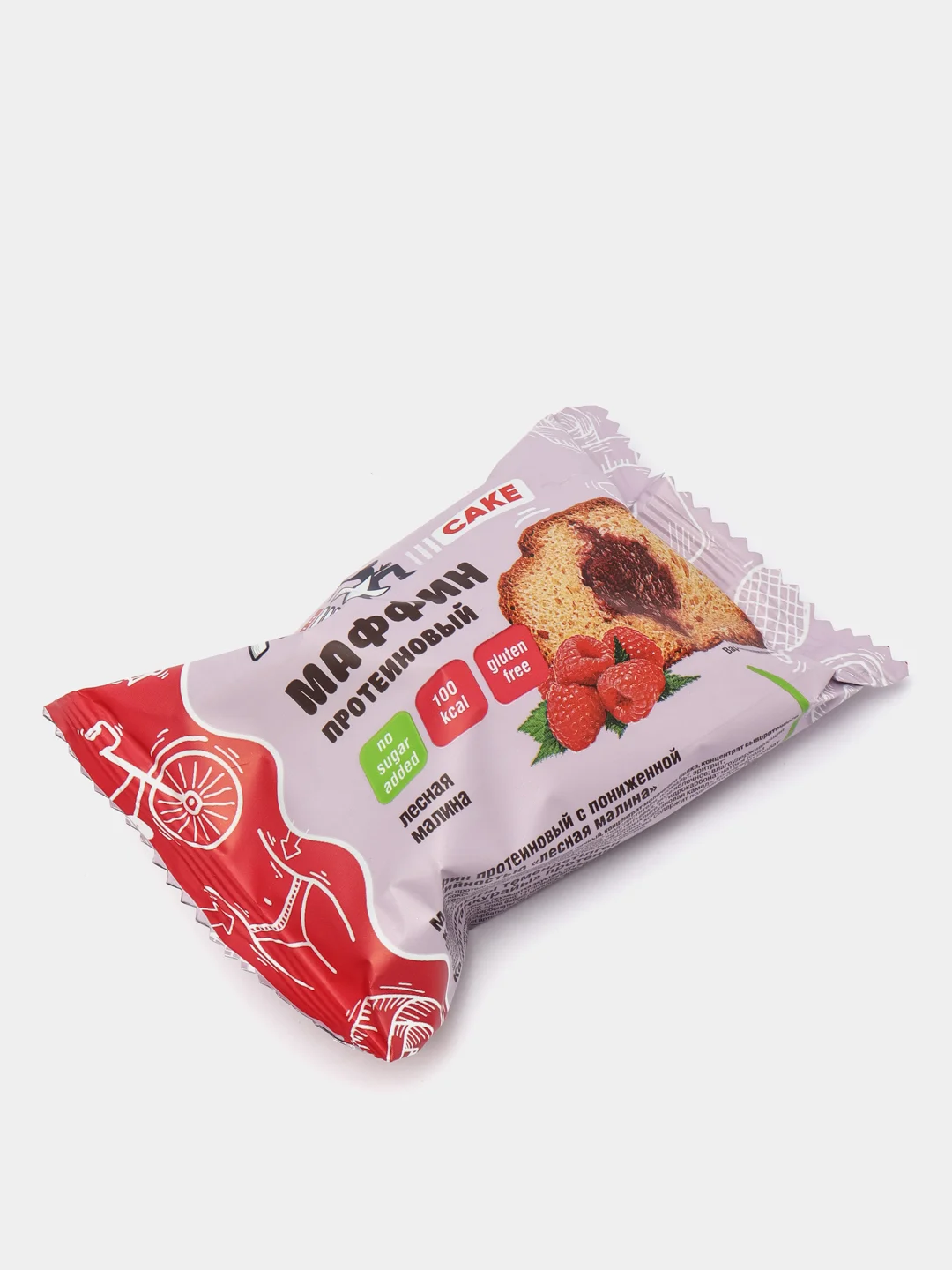 Маффин протеиновый ProteinRex "Лесная малина", без сахара, 40 г