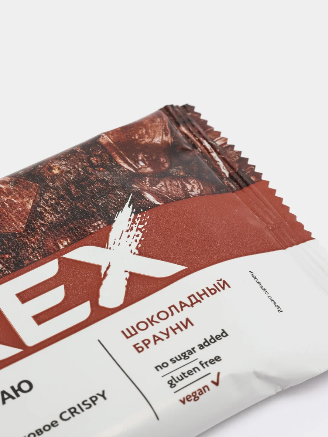 Протеиново-злаковый хлебец ProteinRex Crispy, шоколадный брауни, без сахара, 55 г