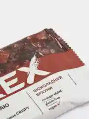 Протеиново-злаковый хлебец ProteinRex Crispy, шоколадный брауни, без сахара, 55 г
