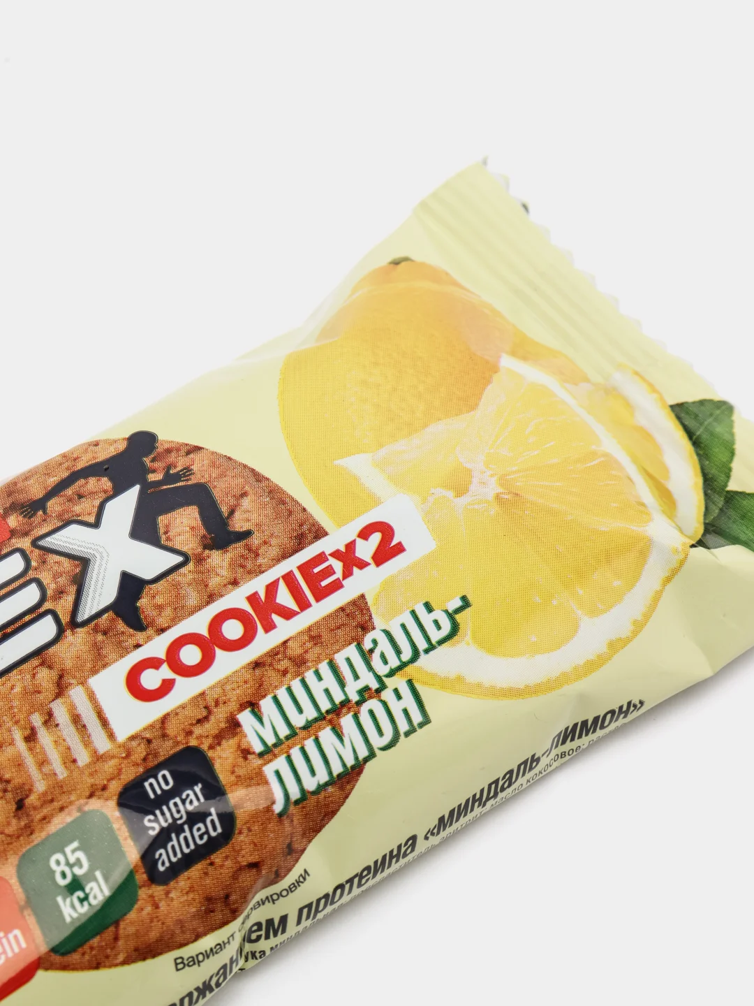 Протеиновое печенье ProteinRex COOKIEх2 "Миндаль-лимон", 50 г
