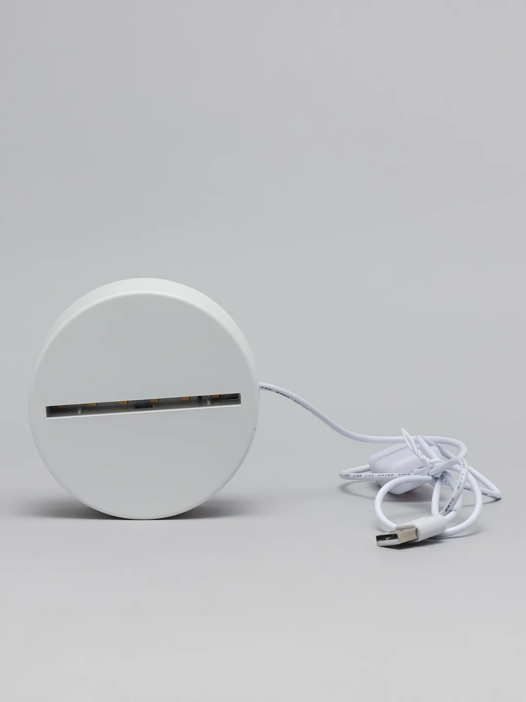 Белый светодиодный ночник, USB, с выключателем