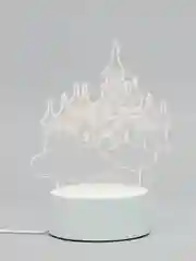 Белый светодиодный ночник, USB, с выключателем