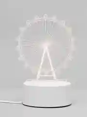Молочный светодиодный ночник, USB, с выключателем