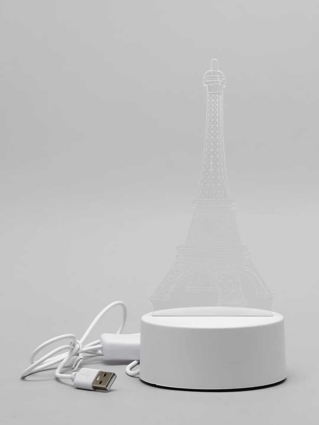 Светло-жёлтый светодиодный ночник, USB, с выключателем