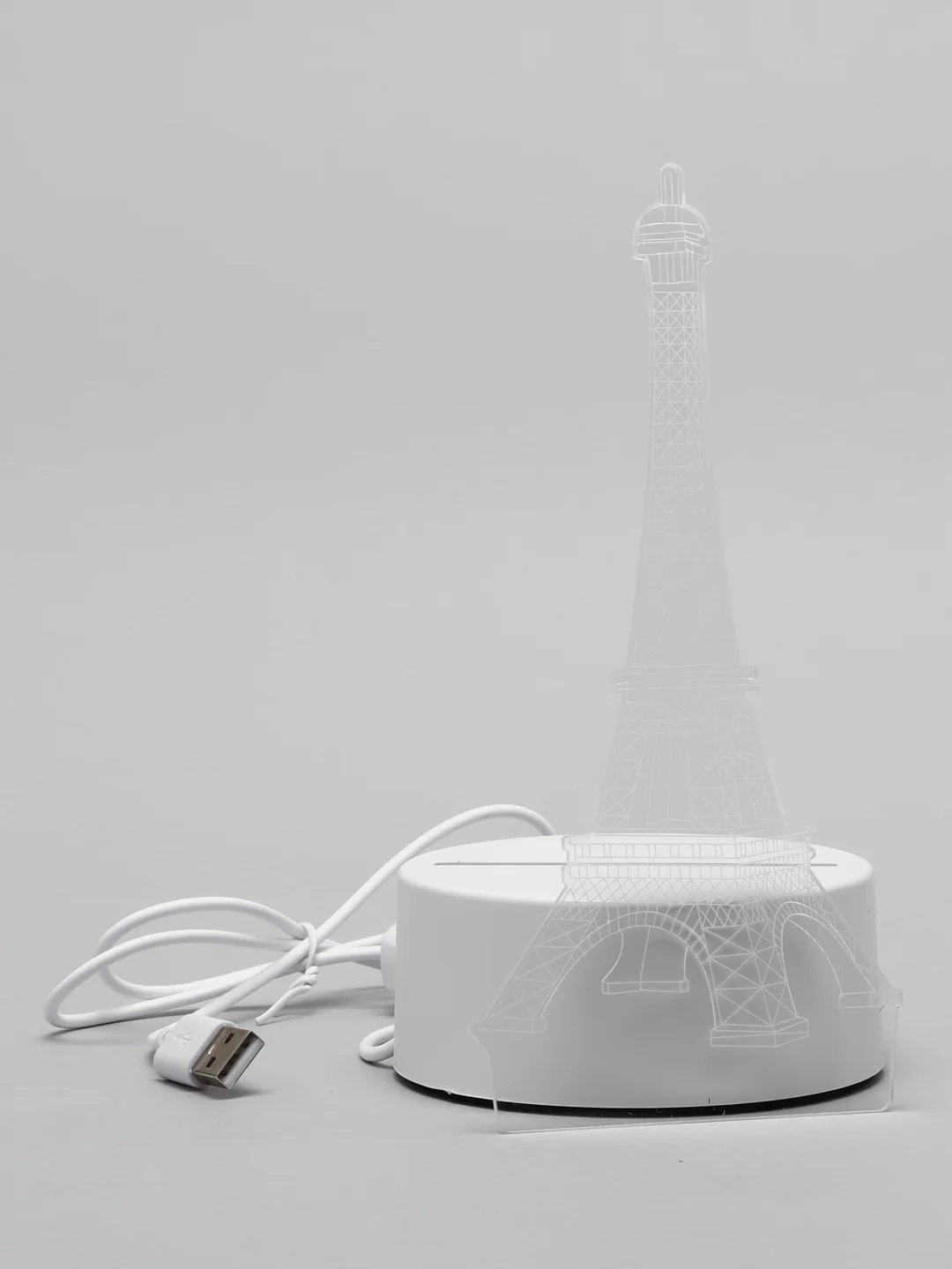 Светло-жёлтый светодиодный ночник, USB, с выключателем