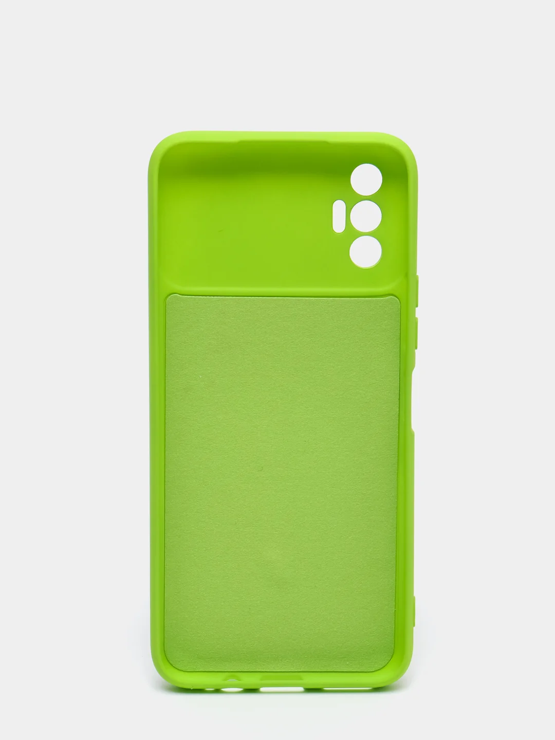 Салатовый чехол для TECNO SPARK 8P, с защитой камеры и бархатом внутри