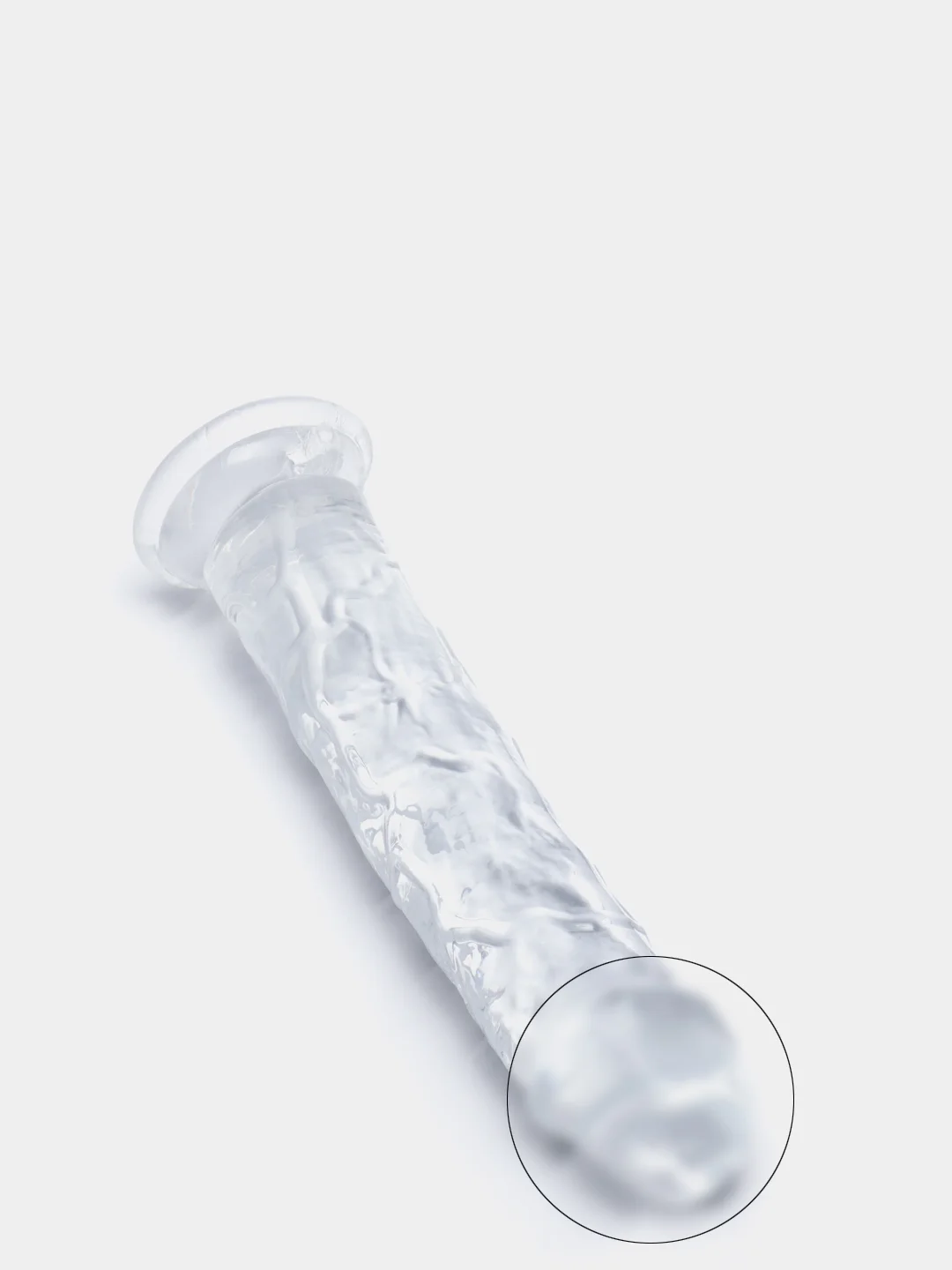 Фаллоимитатор Chard прозрачный, 18 см