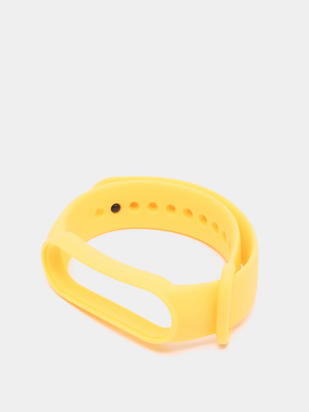 Желтый ремешок для Xiaomi Mi Band 5 6 фитнес браслета силиконовый