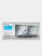 Белый настольные электронные часы / будильник / светодиодные