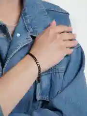 Черный браслет цепь