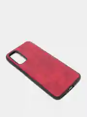 Накладка для Honor 30 (2020), под кожу "Змея", бордовый