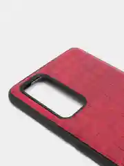 Накладка "Змея" для Huawei 30 Pro 2020, под кожу, бордовый