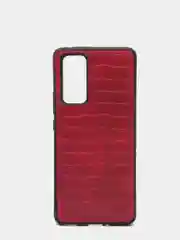 Накладка "Змея" для Huawei 30 Pro 2020, под кожу, бордовый