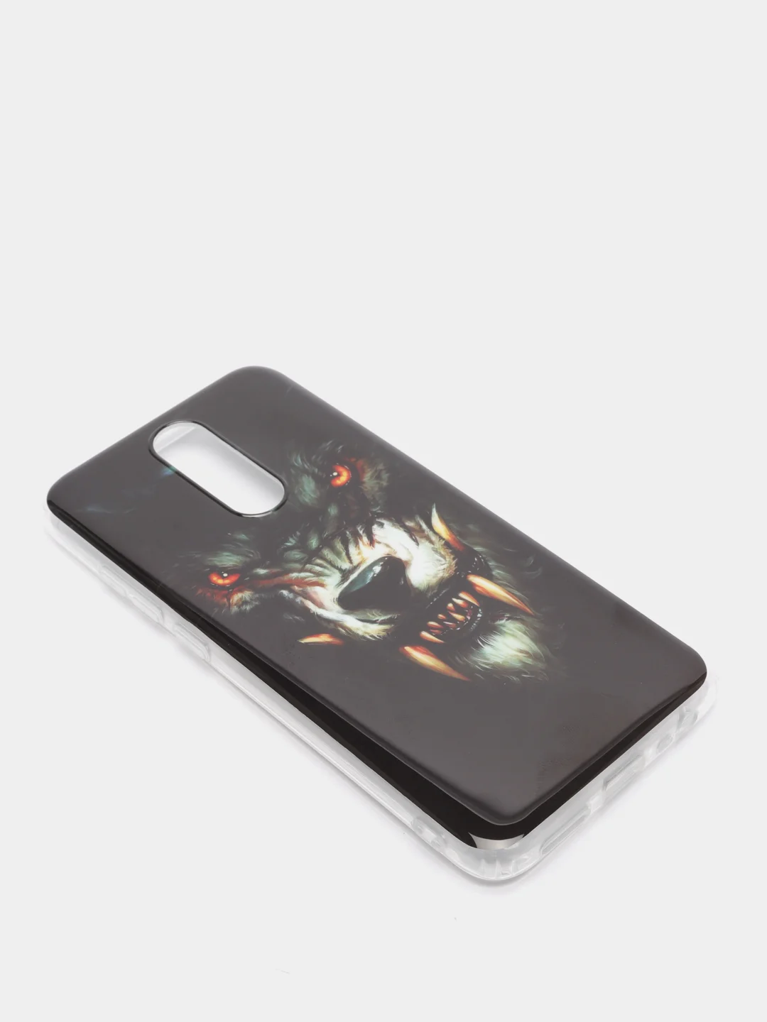 Накладка для Xiaomi Redmi 8 силиконовая с рисунком "Волк"