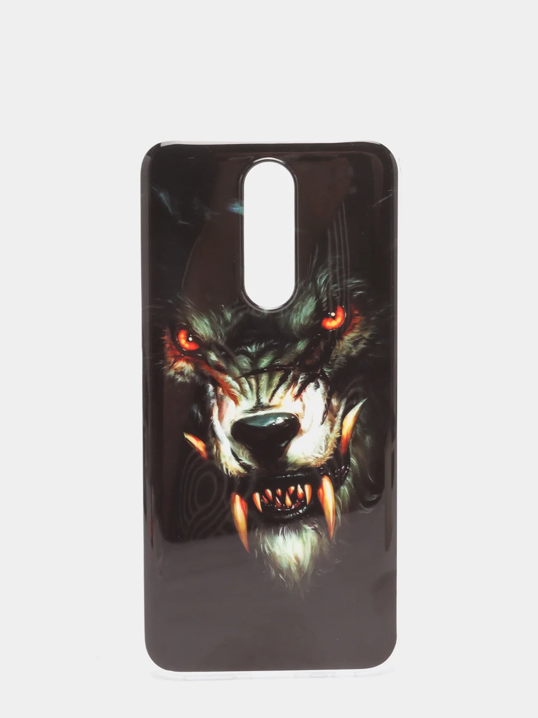 Накладка для Xiaomi Redmi 8 силиконовая с рисунком "Волк"