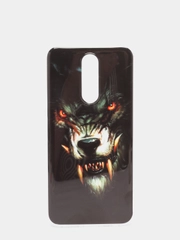Накладка для Xiaomi Redmi 8 силиконовая с рисунком "Волк"