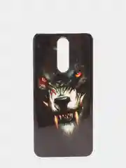 Накладка для Xiaomi Redmi 8 силиконовая с рисунком "Волк"