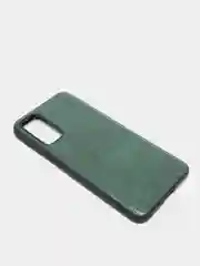 Накладка для Honor 30 (2020) под кожу "Змея", зеленый