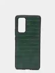 Накладка для Huawei 30 Pro (2020) под кожу "Змея", зеленый