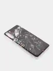 Накладка с рисунком "Череп" для Samsung A21, силиконовая