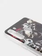Накладка с рисунком "Череп" для Samsung A21, силиконовая