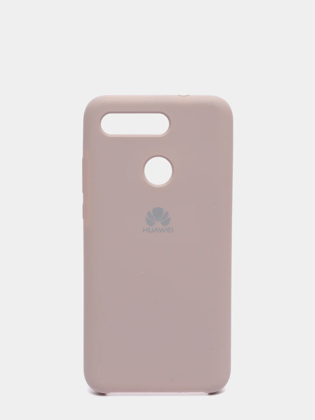 Бежевый меланж чехол силиконовый Silicone Cover Case для Huawei Honor V20