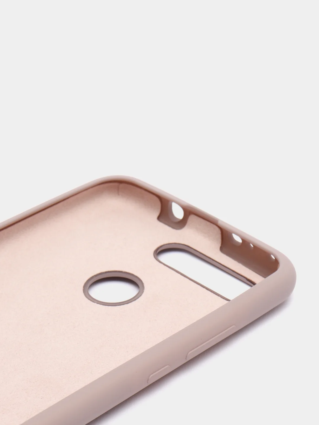 Бежевый меланж чехол силиконовый Silicone Cover Case для Huawei Honor V20