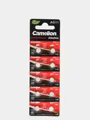 Батарейка Camelion G11, AG11, LR58, 162, LR721, 361/362, 10 штук