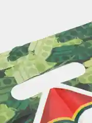 Зеленый пакет подарочный полиэтиленовый большой День рождения