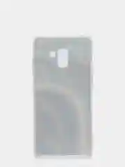 Синий чехол Samsung Galaxy A8+ / A8 Plus, Галакси А8+ / А8 Плюс силиконовый с мраморным рисунком
