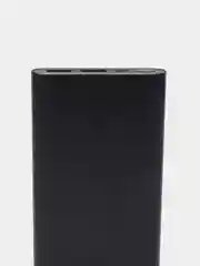 Черный аккумулятор внешний FaisON 2S, 10000mAh, металл, 2 USB выхода, 2.1A