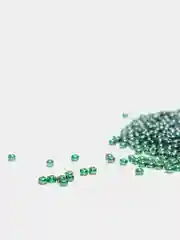Лесной зеленый чешский бисер Preciosa 10/0, Transparent sfinx, 10 и 50 грамм