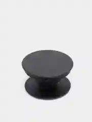 Черный попсокет для телефона, однотонный