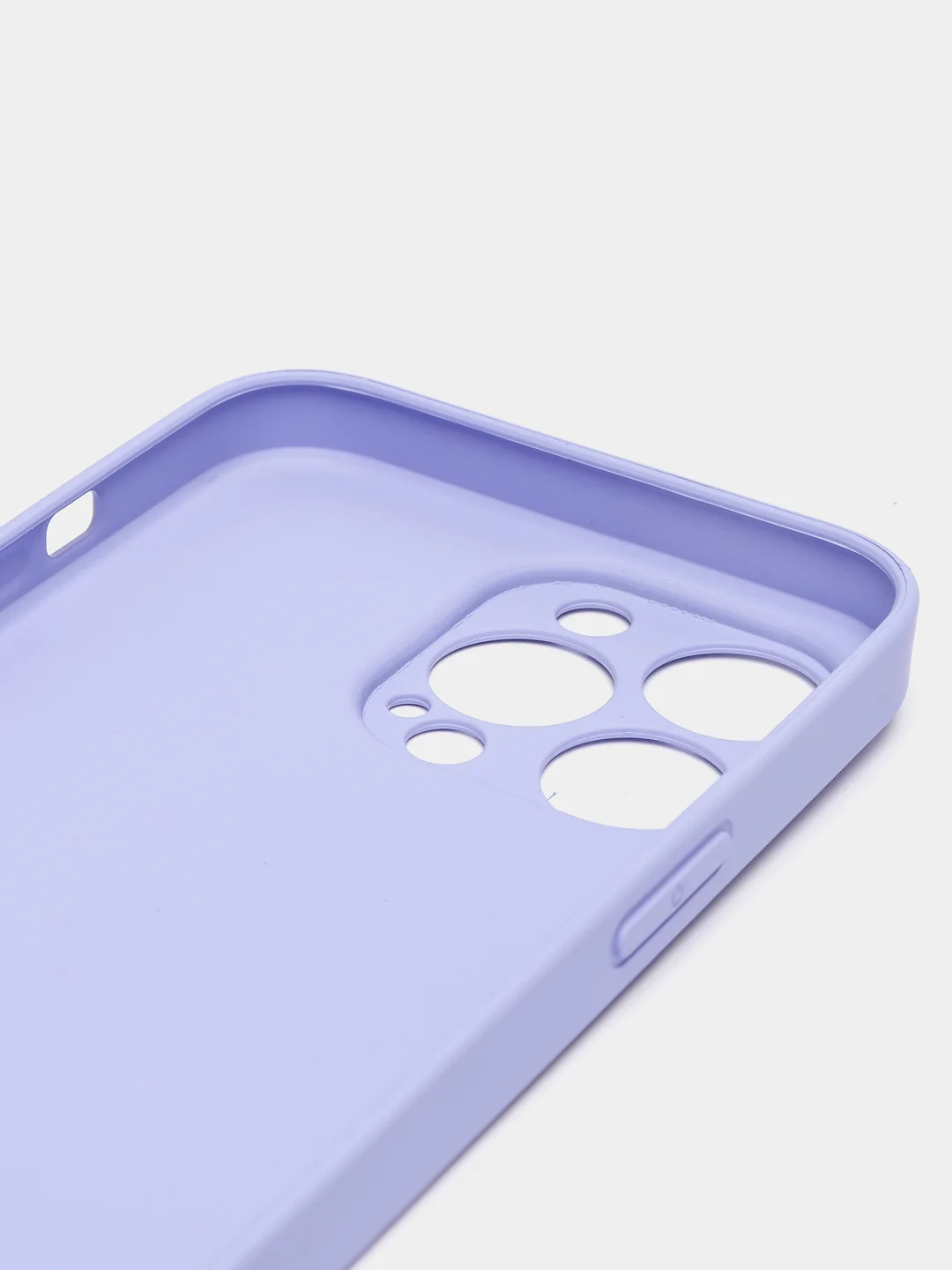 Лавандовый чехол силиконовый с матовой стеклянной панелью для iPhone 11, 12, 13, 13 Pro, 13 Pro Max
