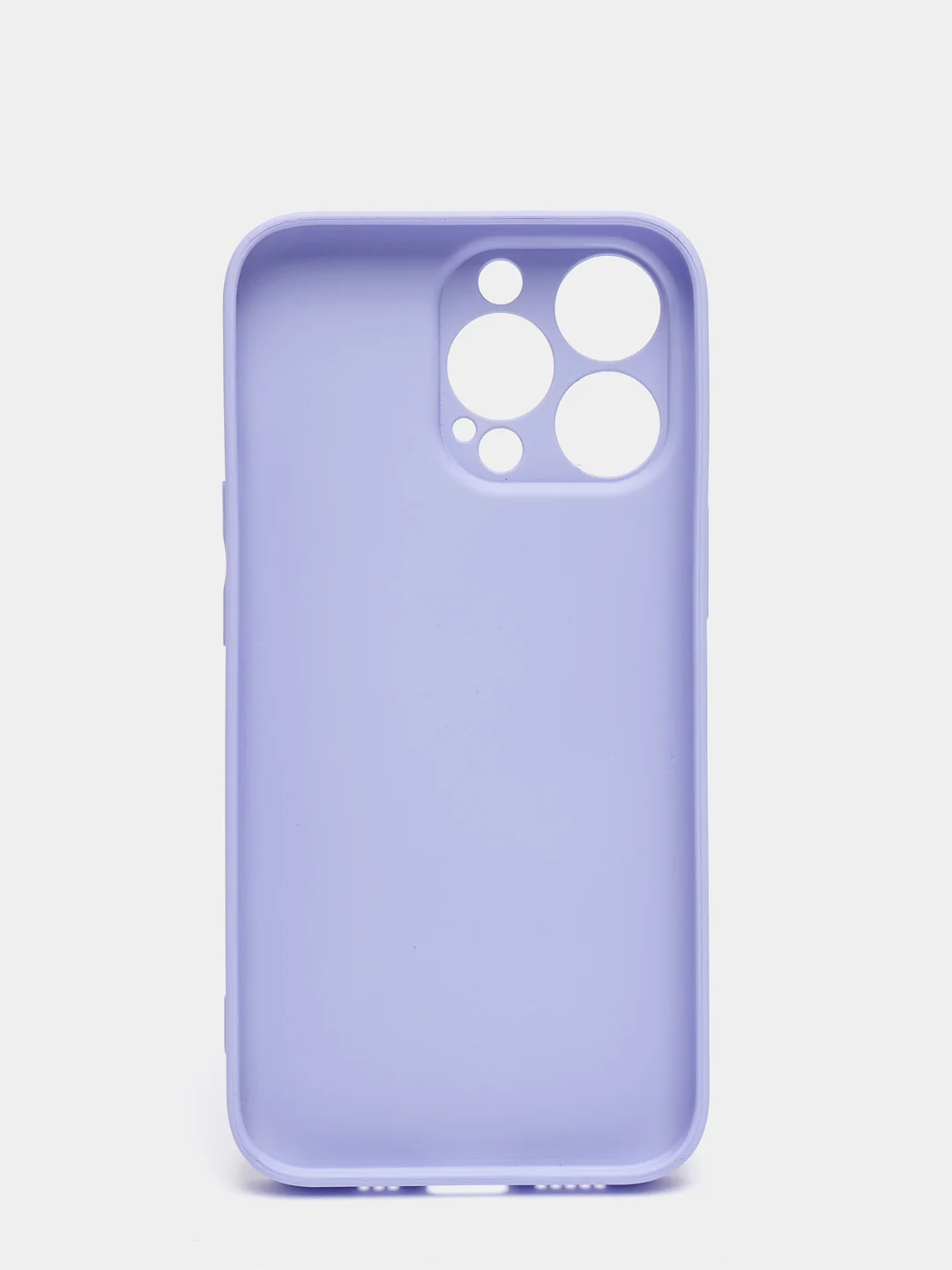 Лавандовый чехол силиконовый с матовой стеклянной панелью для iPhone 11, 12, 13, 13 Pro, 13 Pro Max