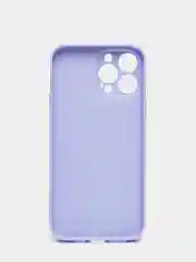 Лавандовый чехол силиконовый с матовой стеклянной панелью для iPhone 11, 12, 13, 13 Pro, 13 Pro Max