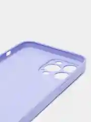 Лавандовый чехол силиконовый с матовой стеклянной панелью для iPhone 11, 12, 13, 13 Pro, 13 Pro Max