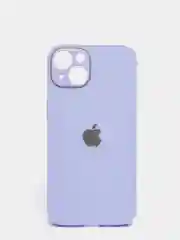 Лавандовый чехол силиконовый с матовой стеклянной панелью для iPhone 11, 12, 13, 13 Pro, 13 Pro Max