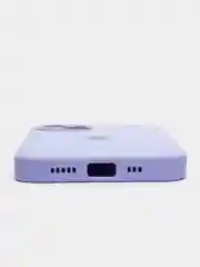 Лавандовый чехол силиконовый с матовой стеклянной панелью для iPhone 11, 12, 13, 13 Pro, 13 Pro Max