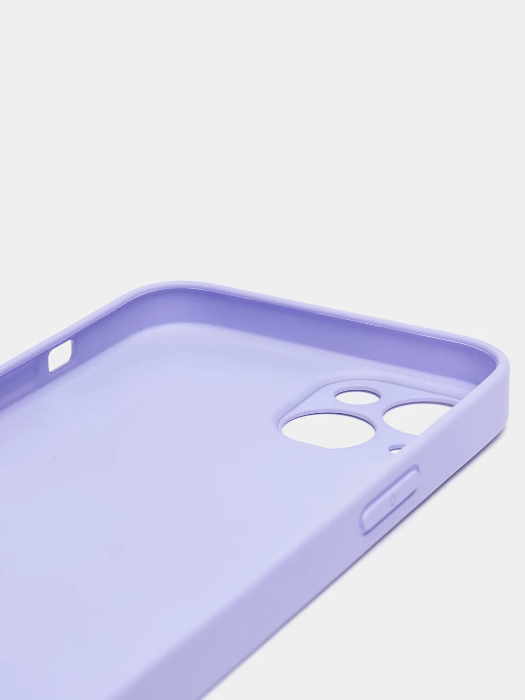 Лавандовый чехол силиконовый с матовой стеклянной панелью для iPhone 11, 12, 13, 13 Pro, 13 Pro Max
