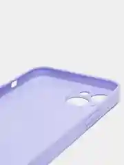 Лавандовый чехол силиконовый с матовой стеклянной панелью для iPhone 11, 12, 13, 13 Pro, 13 Pro Max